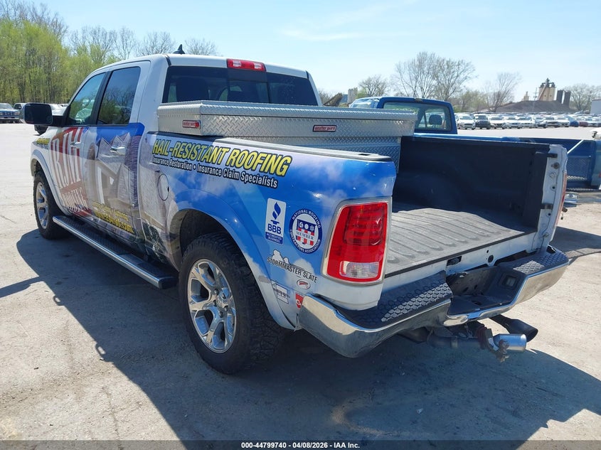 Vin: 1c6rr7vt0fs596594, lot: 45297006, ram 1500 laramie 20153