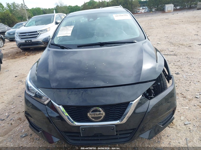 2022 Nissan Versa 1.6 Sv Xtronic Cvt VIN: 3N1CN8EVXNL863791 Lot: 44799755