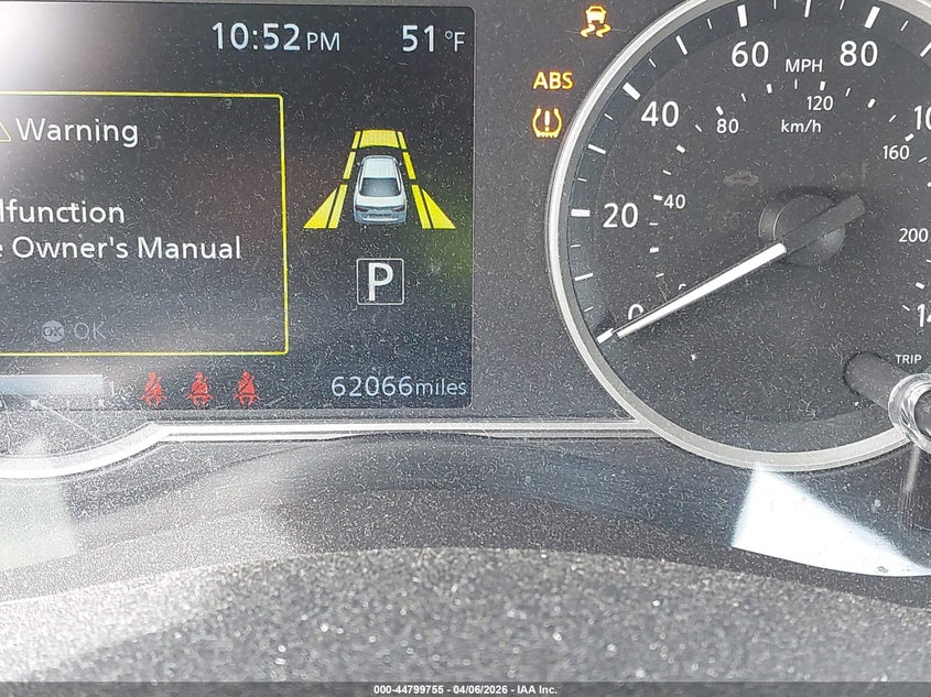 2022 Nissan Versa 1.6 Sv Xtronic Cvt VIN: 3N1CN8EVXNL863791 Lot: 44799755