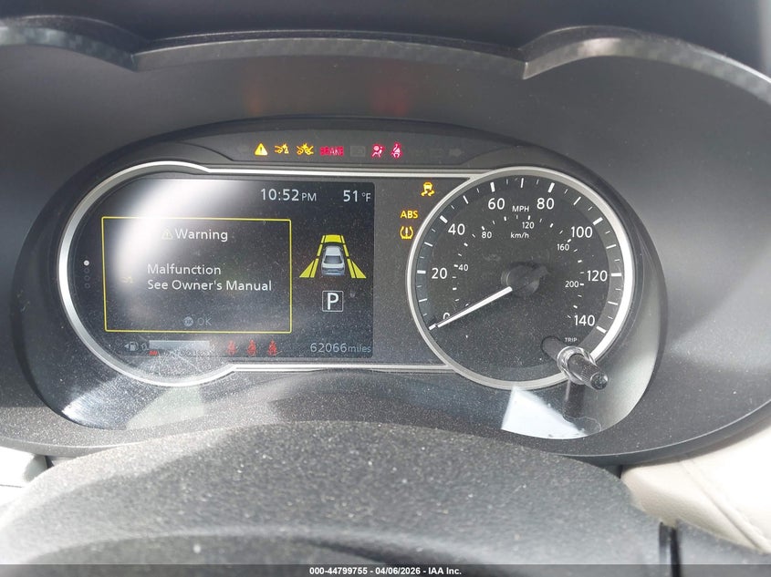 2022 Nissan Versa 1.6 Sv Xtronic Cvt VIN: 3N1CN8EVXNL863791 Lot: 44799755