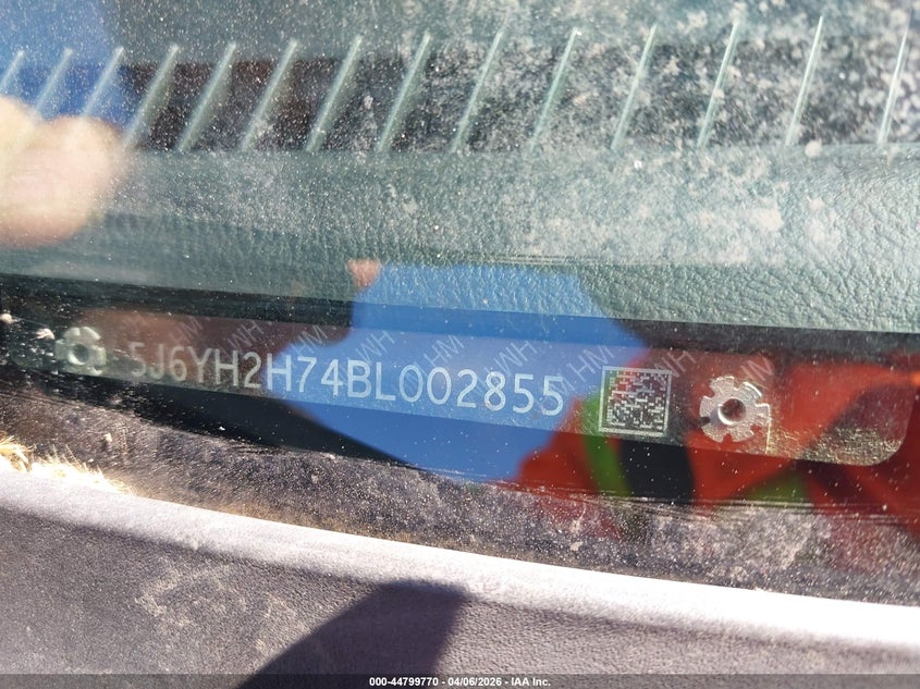 2011 Honda Element Ex VIN: 5J6YH2H74BL002855 Lot: 44799770