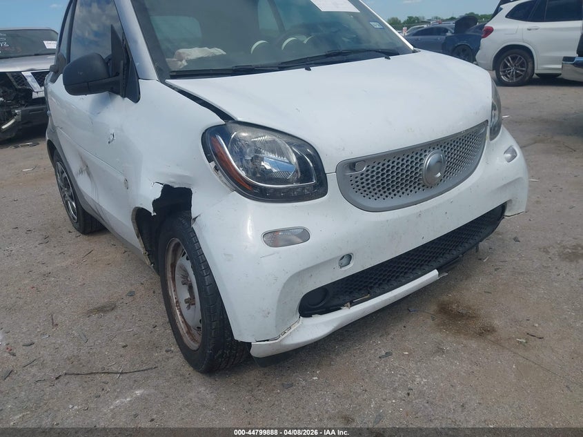 2016 Smart Fortwo Pure VIN: WMEFJ5DA5GK140830 Lot: 44799888