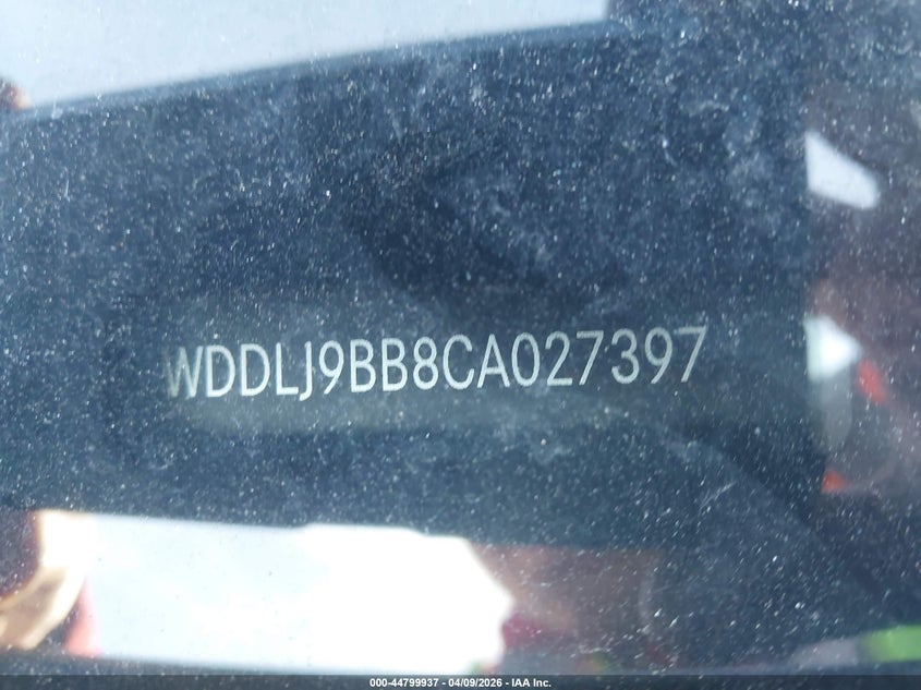 2012 Mercedes-Benz Cls 550 4Matic VIN: WDDLJ9BB8CA027397 Lot: 44799937