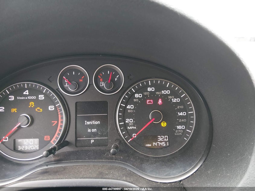 2010 Audi A3 2.0T Premium VIN: WAUBEAFMXAA115675 Lot: 44799997