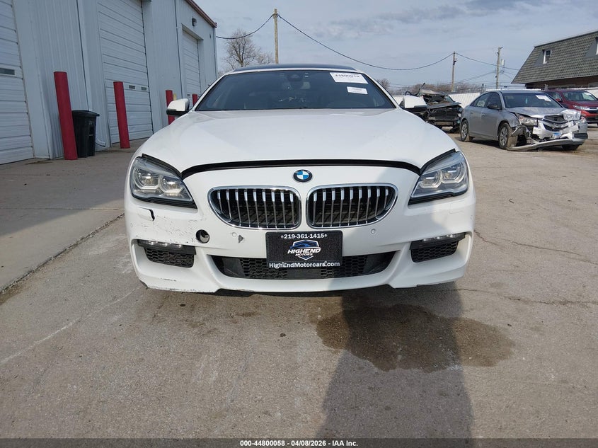 2016 BMW 650I Gran Coupe xDrive VIN: WBA6D6C55GG387717 Lot: 44800058