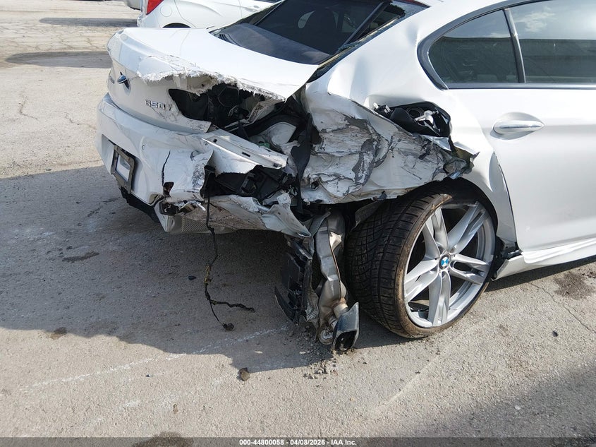 2016 BMW 650I Gran Coupe xDrive VIN: WBA6D6C55GG387717 Lot: 44800058