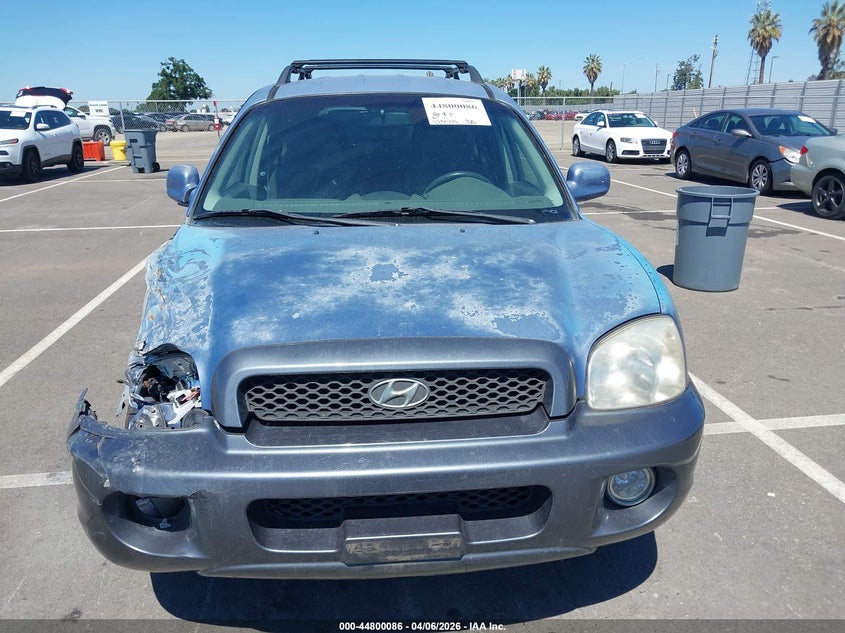 2002 Hyundai Santa Fe Gls/Lx VIN: KM8SC13D62U282284 Lot: 44800086