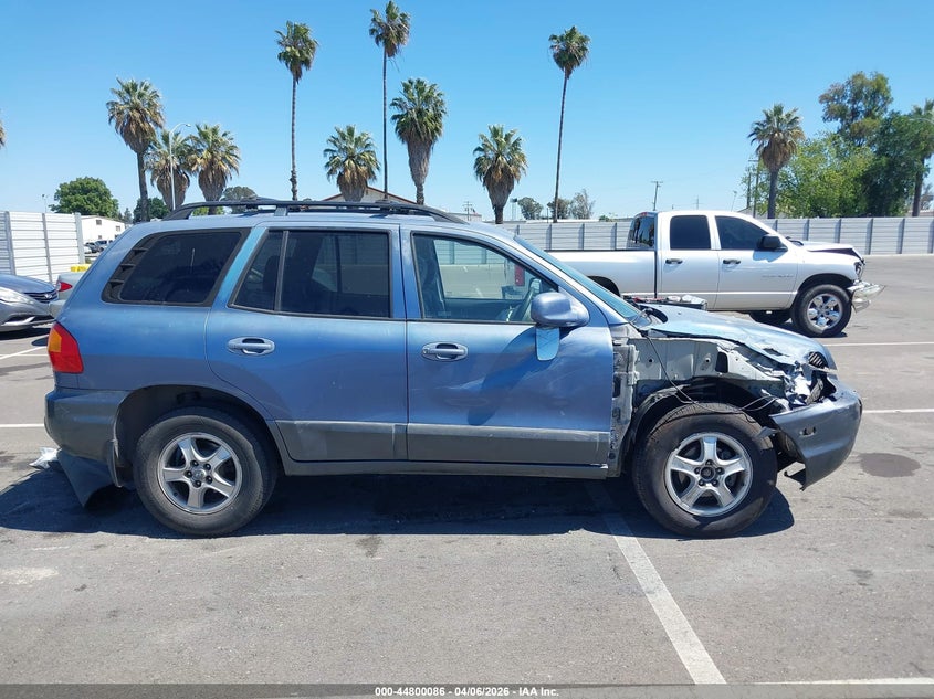 2002 Hyundai Santa Fe Gls/Lx VIN: KM8SC13D62U282284 Lot: 44800086