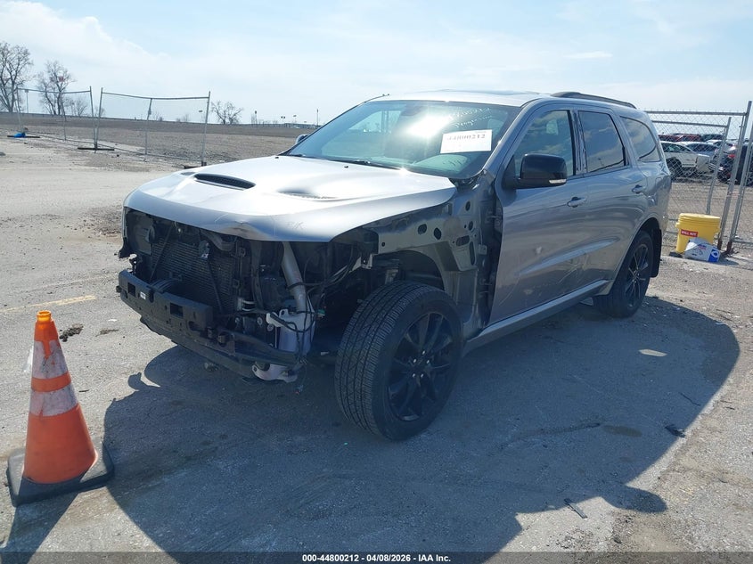 2018 Dodge Durango 3.6 Gt Awd silver Lot 111044800212 Vin 1C4RDJDG6JC364593