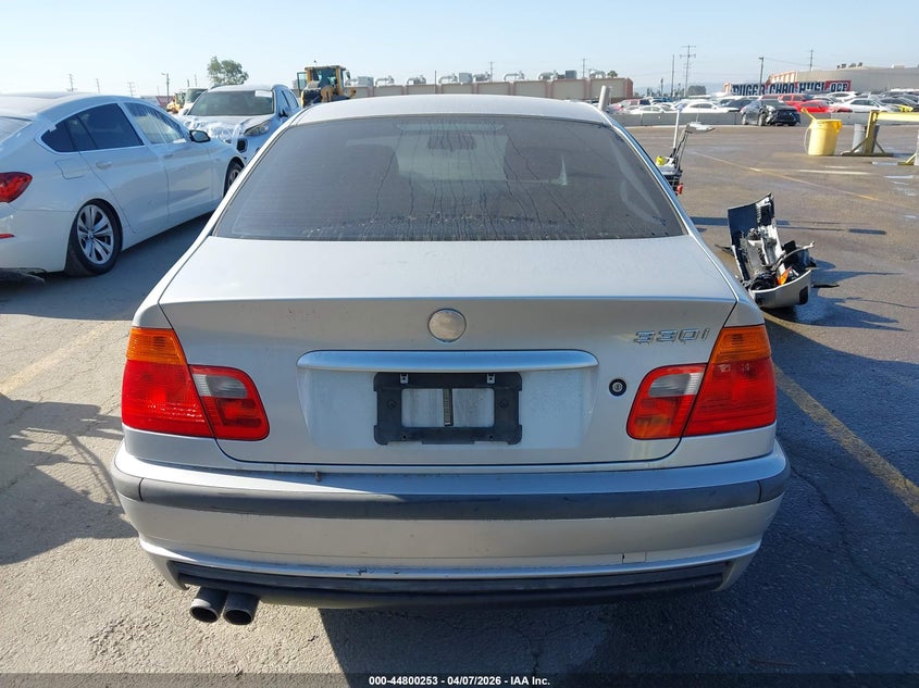 2001 BMW 330I VIN: WBAAV53421FJ68512 Lot: 44800253
