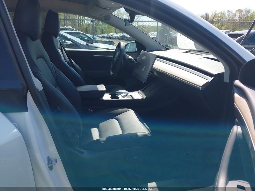 2023 Tesla Model y Awd Long Range Dual Motor All-Wheel Drive white Lot 111044800301 Vin 7SAYGDEE1PF760611