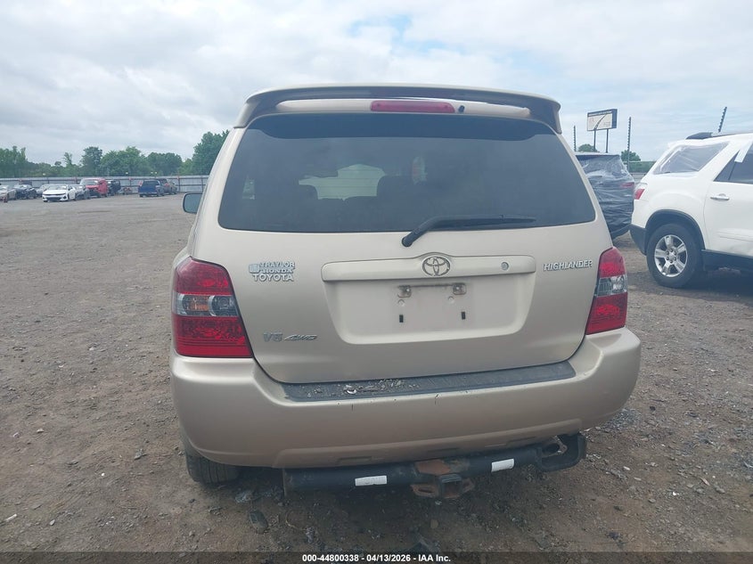 2004 Toyota Highlander Limited V6 VIN: JTEEP21A240048993 Lot: 44800338