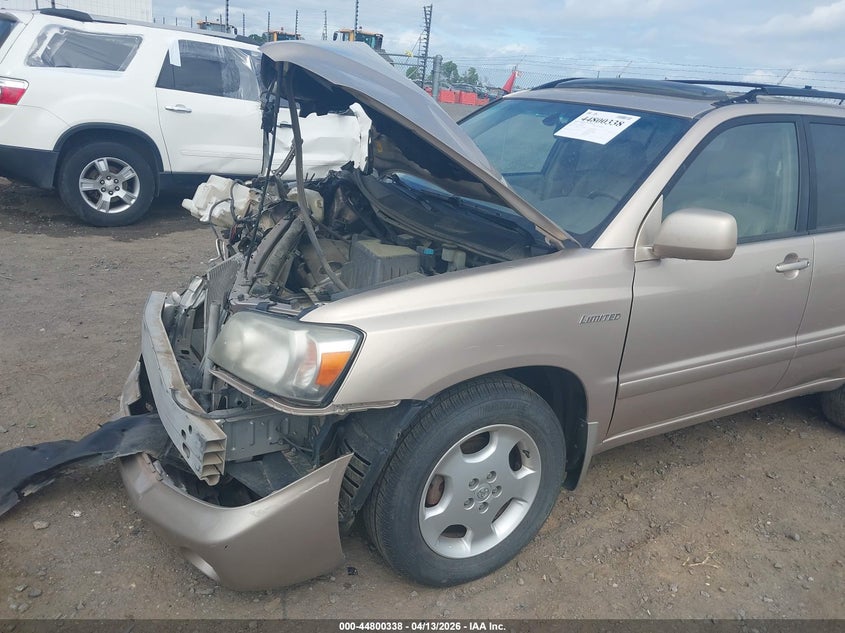 2004 Toyota Highlander Limited V6 VIN: JTEEP21A240048993 Lot: 44800338