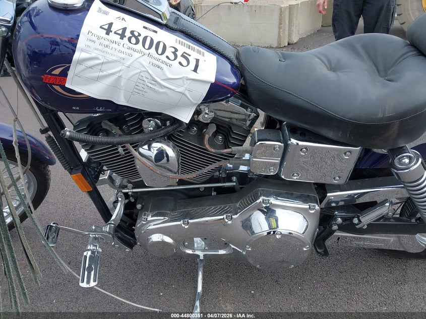 1999 Harley-Davidson Fxdwg VIN: 1HD1GEV13XY325458 Lot: 44800351