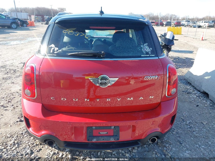 2013 Mini Countryman Cooper S VIN: WMWZC5C57DWM16615 Lot: 44800376