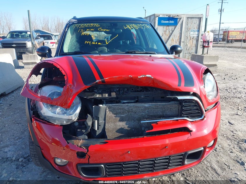 2013 Mini Countryman Cooper S VIN: WMWZC5C57DWM16615 Lot: 44800376