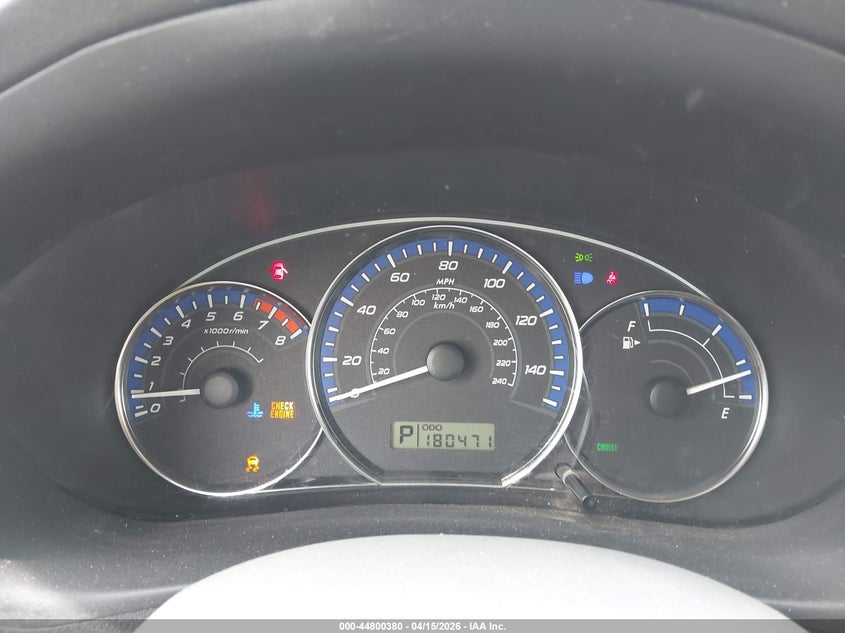 2012 Subaru Forester 2.5X VIN: JF2SHBBC0CH438920 Lot: 44800380