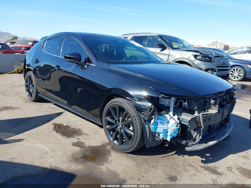 2021 Mazda 3 2.5 2.5 Turbo Premium Plus black Lot 111044800396 Vin JM1BPBNY6M1401213