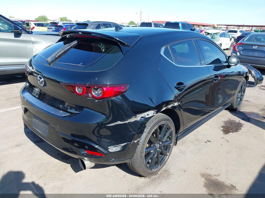2021 Mazda 3 2.5 2.5 Turbo Premium Plus black Lot 111044800396 Vin JM1BPBNY6M1401213