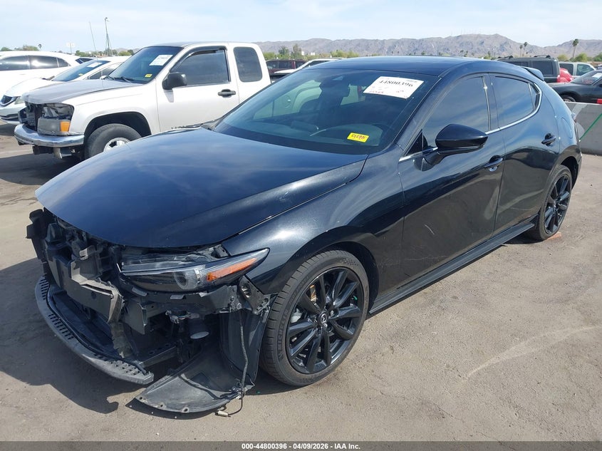 2021 Mazda 3 2.5 2.5 Turbo Premium Plus black Lot 111044800396 Vin JM1BPBNY6M1401213