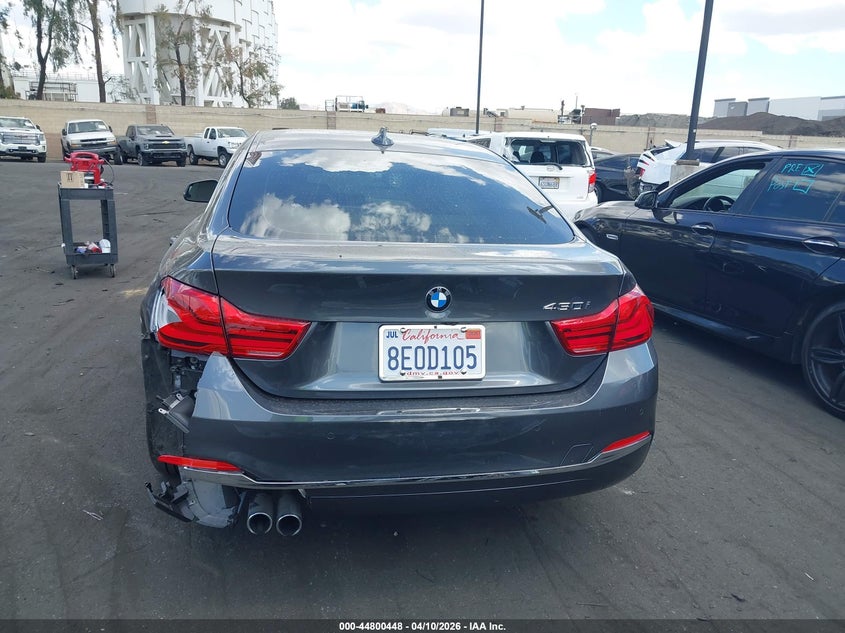 2018 BMW 430I Gran Coupe VIN: WBA4J1C56JBM11403 Lot: 44800448