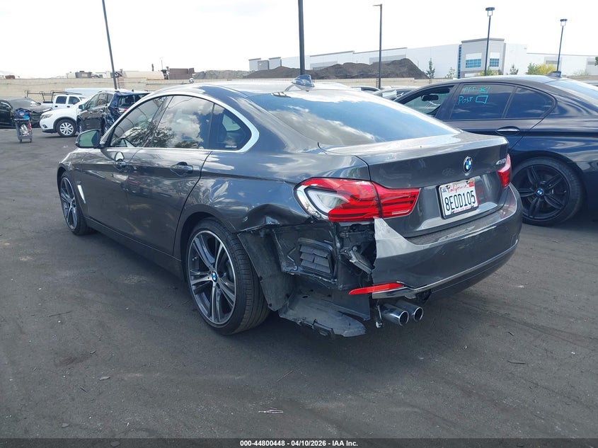 2018 BMW 430I Gran Coupe VIN: WBA4J1C56JBM11403 Lot: 44800448