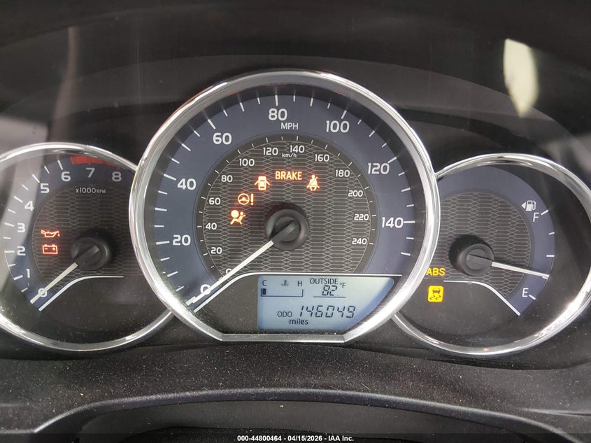 2016 Toyota Corolla Le VIN: 5YFBURHE5GP443522 Lot: 44800464