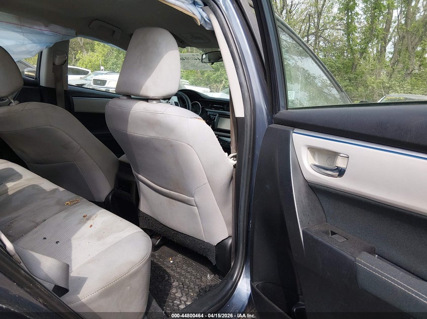 2016 Toyota Corolla Le VIN: 5YFBURHE5GP443522 Lot: 44800464