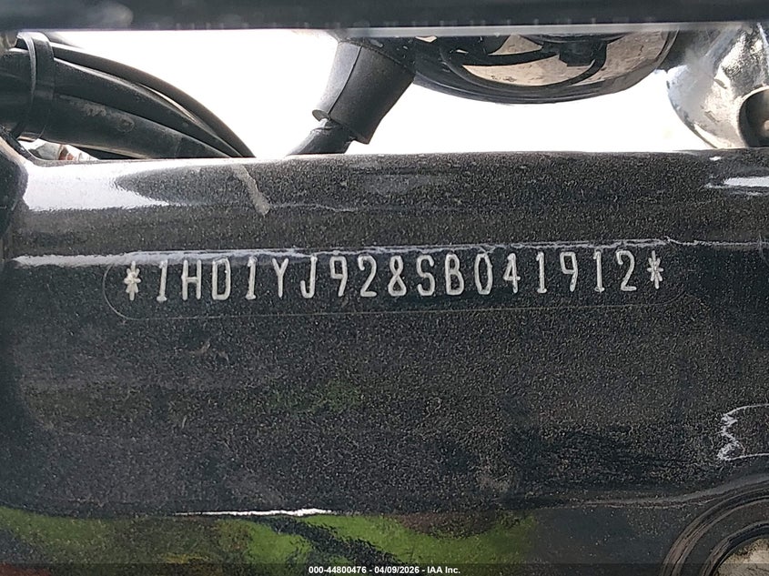 2025 Harley-Davidson Fxbb VIN: 1HD1YJ928SB041912 Lot: 44800476