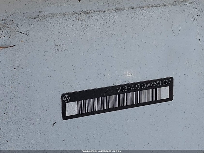 1998 Mercedes-Benz C 230 VIN: WDBHA23G9WA550027 Lot: 44800524