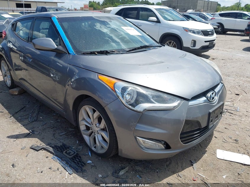 2015 Hyundai Veloster 1.6 grey Lot 111044800545 Vin KMHTC6AD9FU240301