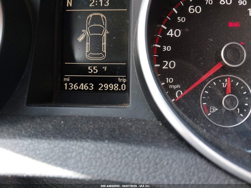 2013 Volkswagen Gti 2-Door VIN: WVWEV7AJ7DW031417 Lot: 44800550