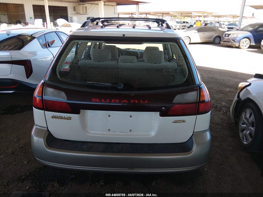 2002 Subaru Outback VIN: 4S3BH675027605202 Lot: 44800705