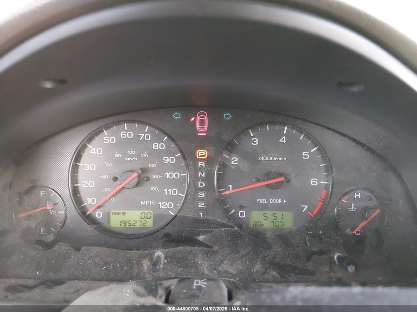 2002 Subaru Outback VIN: 4S3BH675027605202 Lot: 44800705