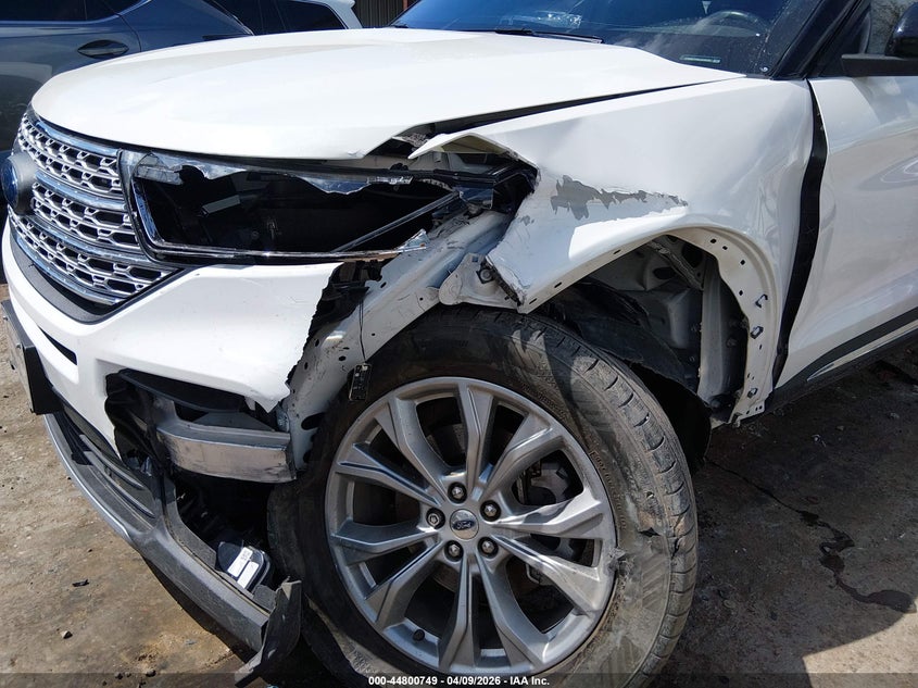 2020 Ford Explorer 2.3 Limited White Lot 111044800749 Vin 1FMSK7FH6LGA38493