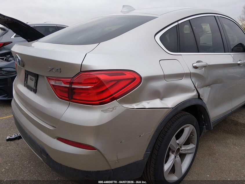 2016 BMW X4 xDrive35I VIN: 5UXXW5C57G0N92006 Lot: 44800770