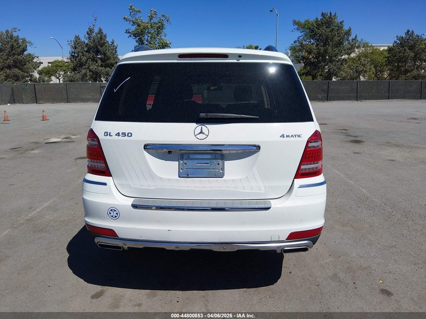 2010 Mercedes-Benz Gl 450 4Matic VIN: 4JGBF7BE1AA556723 Lot: 44800853
