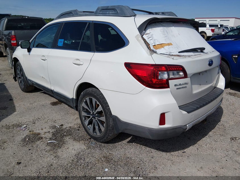 Vin: 4s4bsenc2f3259773, lot: 45298215, subaru outback 3.6r limited 20153