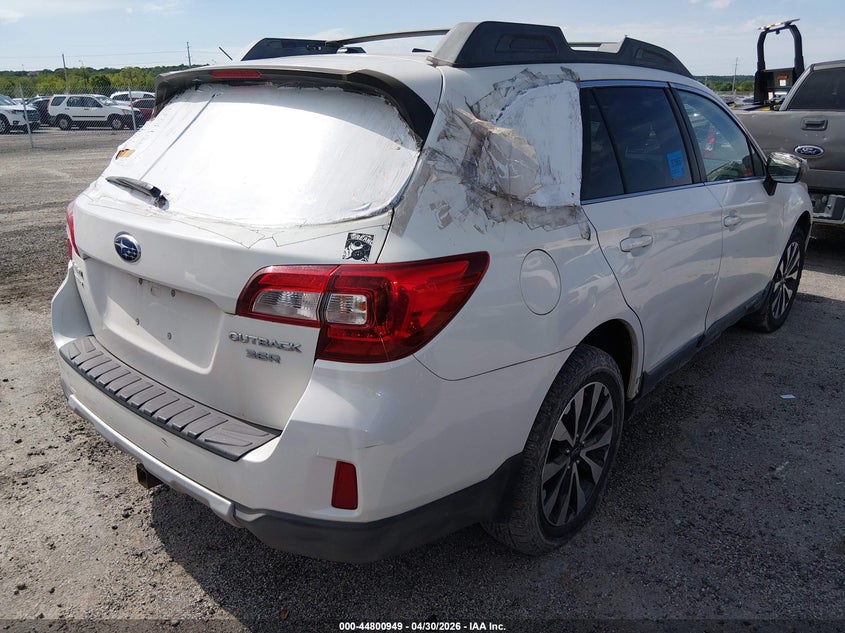 2015 SUBARU OUTBACK auction photo 4