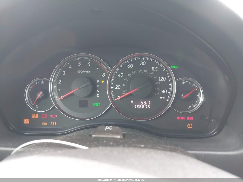 2008 Subaru Outback 2.5I Limited/2.5I Limited L.l. Bean Edition VIN: 4S4BP62C287310132 Lot: 44801161