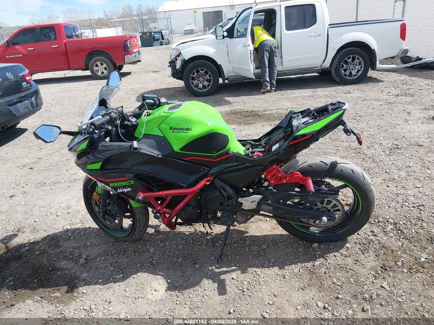 2022 Kawasaki Ex650 M VIN: ML5EXEM10NDA65266 Lot: 44801163