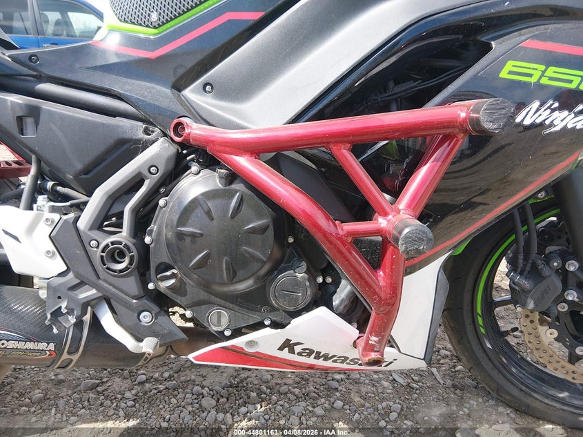 2022 Kawasaki Ex650 M VIN: ML5EXEM10NDA65266 Lot: 44801163