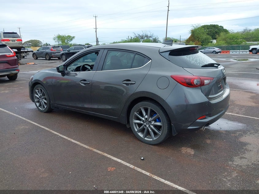 Vin: 3mzbn1m38jm192347, lot: 45298615, mazda mazda3 grand touring 20183