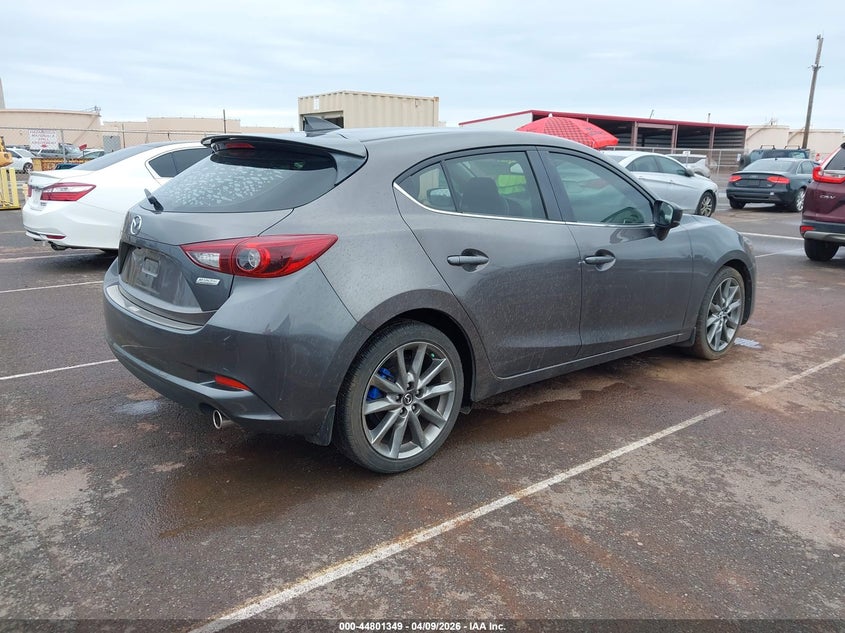 Vin: 3mzbn1m38jm192347, lot: 45298615, mazda mazda3 grand touring 20184