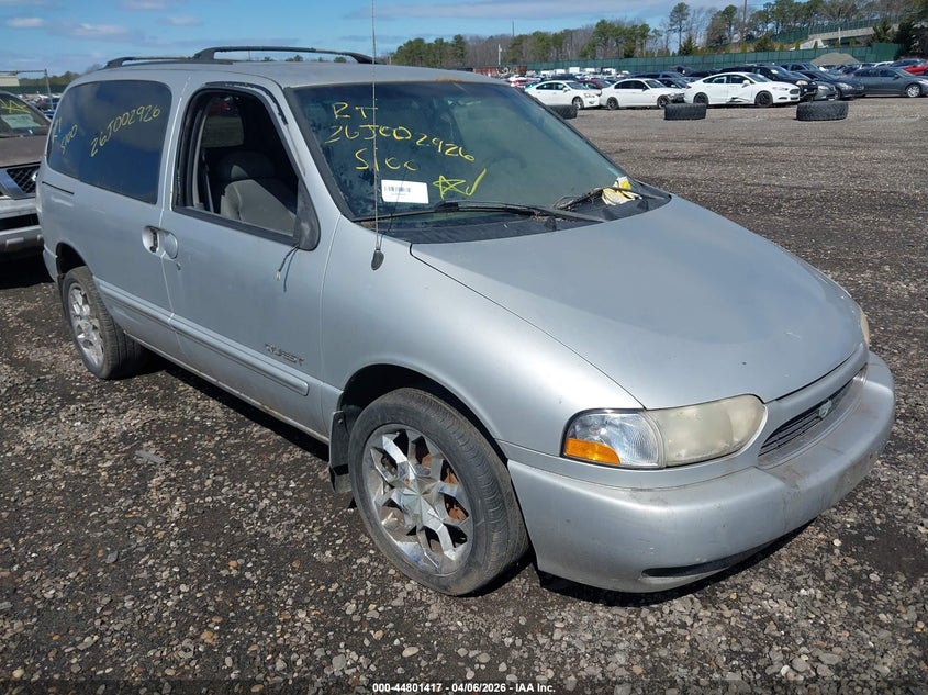 2000 Nissan Quest Gle/Gxe/Se-Cloth/Se-Leather