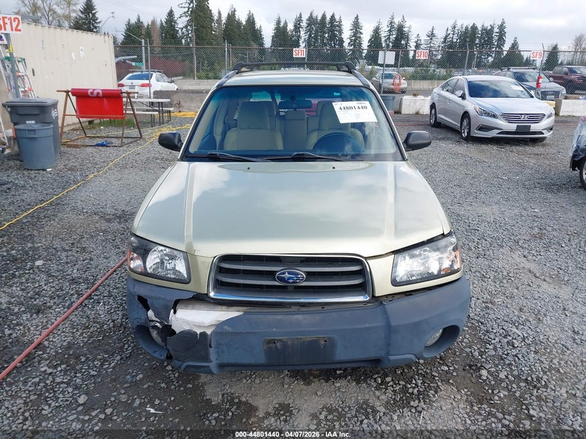 2003 Subaru Forester X VIN: JF1SG63663H712192 Lot: 44801440