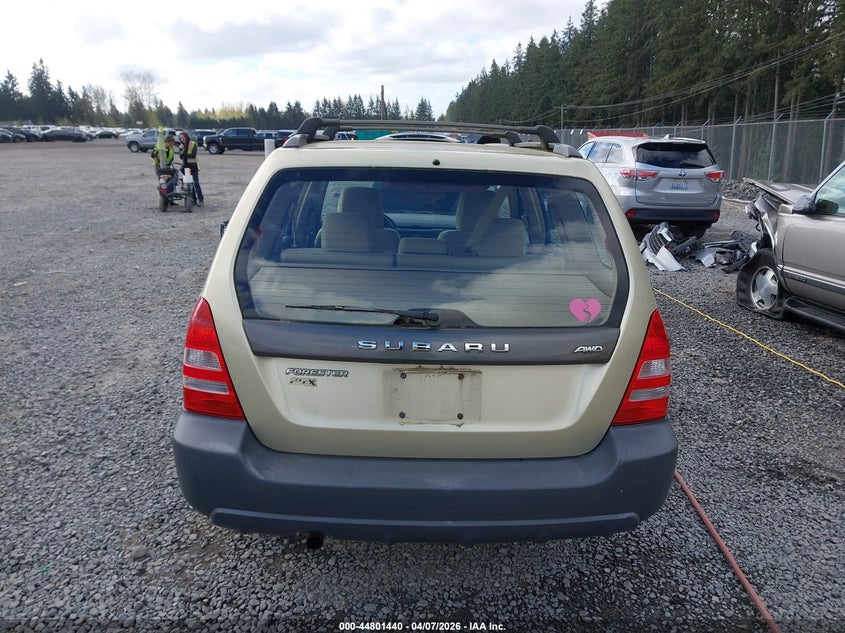 2003 Subaru Forester X VIN: JF1SG63663H712192 Lot: 44801440