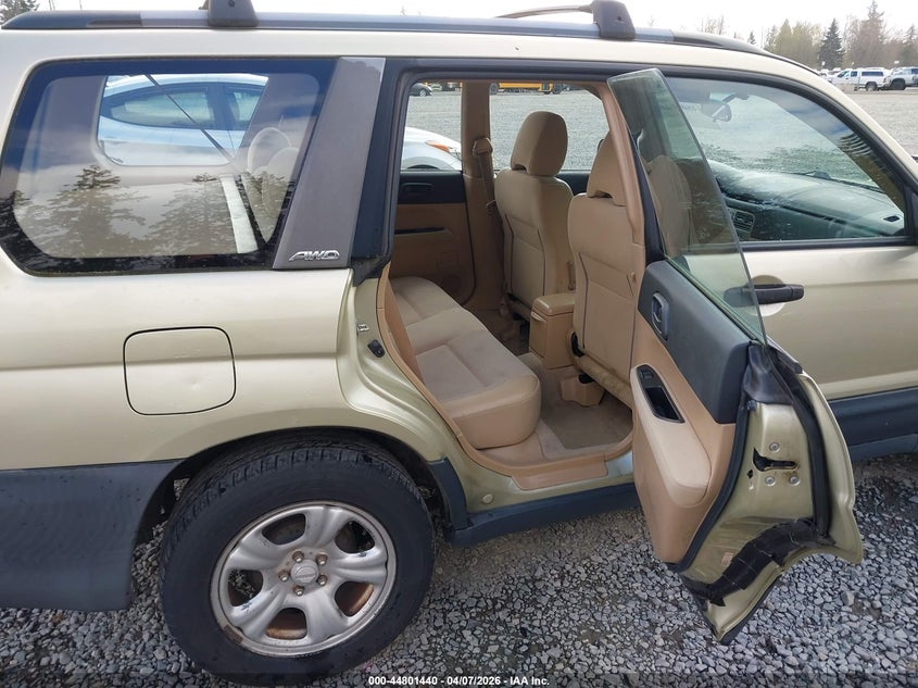 2003 Subaru Forester X VIN: JF1SG63663H712192 Lot: 44801440