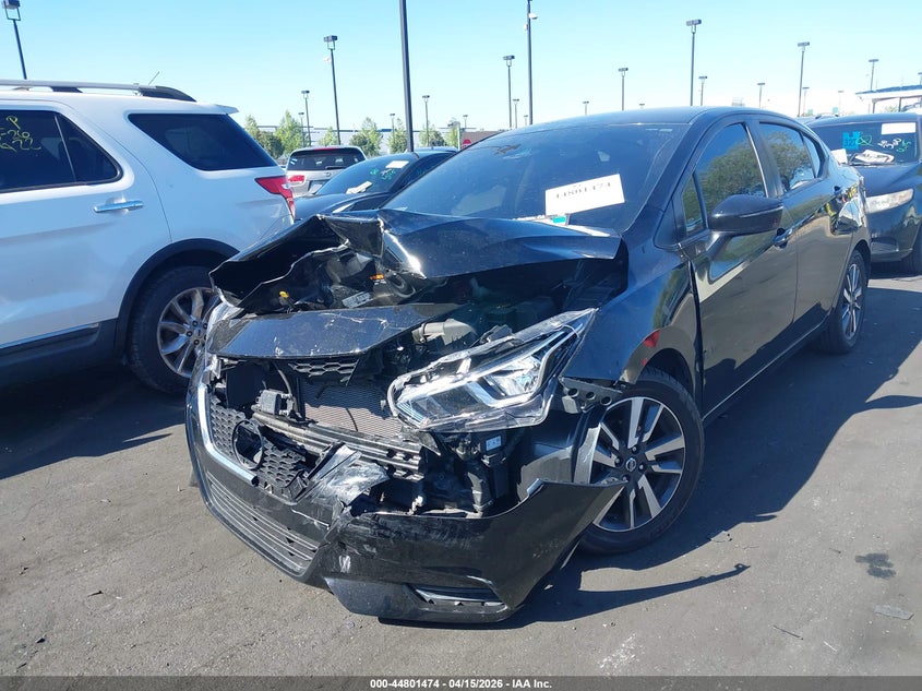 2021 Nissan Versa 1.6 Sv Xtronic Cvt black Lot 111044801474 Vin 3N1CN8EVXML825069