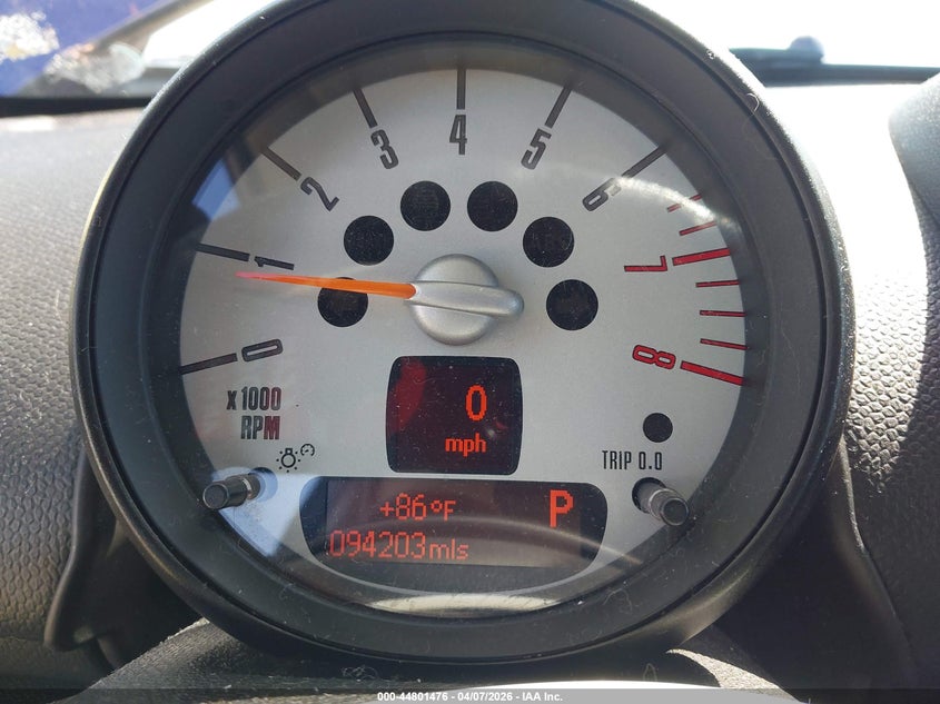 2013 Mini Paceman Cooper S VIN: WMWSS7C5XDWN51510 Lot: 44801476